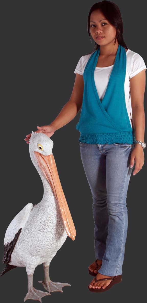 Standing Pelican / Fiberglass