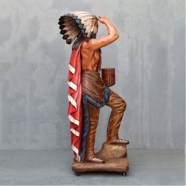 Tobacco Store Indian Statue - 6 FT. - Click Image to Close