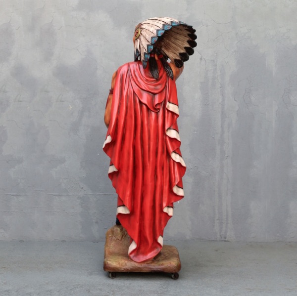 Tobacco Store Indian Statue - 6 FT. - Click Image to Close
