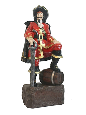 Admiral Pirate Statue - Click Image to Close