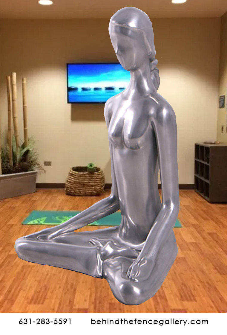 Yoga Meditation Pose Statue