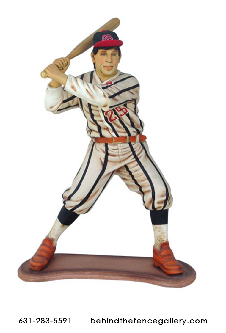 Baseball Player Statue - 3Ft.