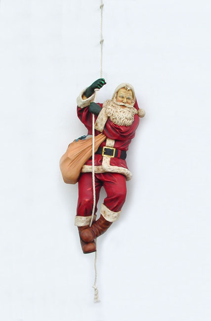 Life-Size Santa on a Rope AFTER SEASON SALE 60% OFF