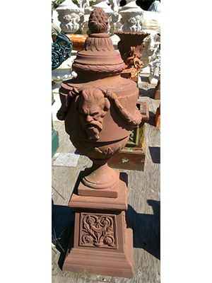 Brown Urn - Click Image to Close