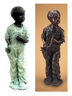 Bronze Boy with a Frog in Pocket