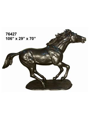 Bronze Galloping Horse - Click Image to Close