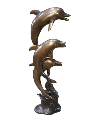 3 Dolphins Fountain - Click Image to Close