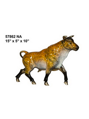 Bronze Bull Head Up