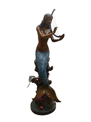 Bronze Melody Mermaid - Click Image to Close