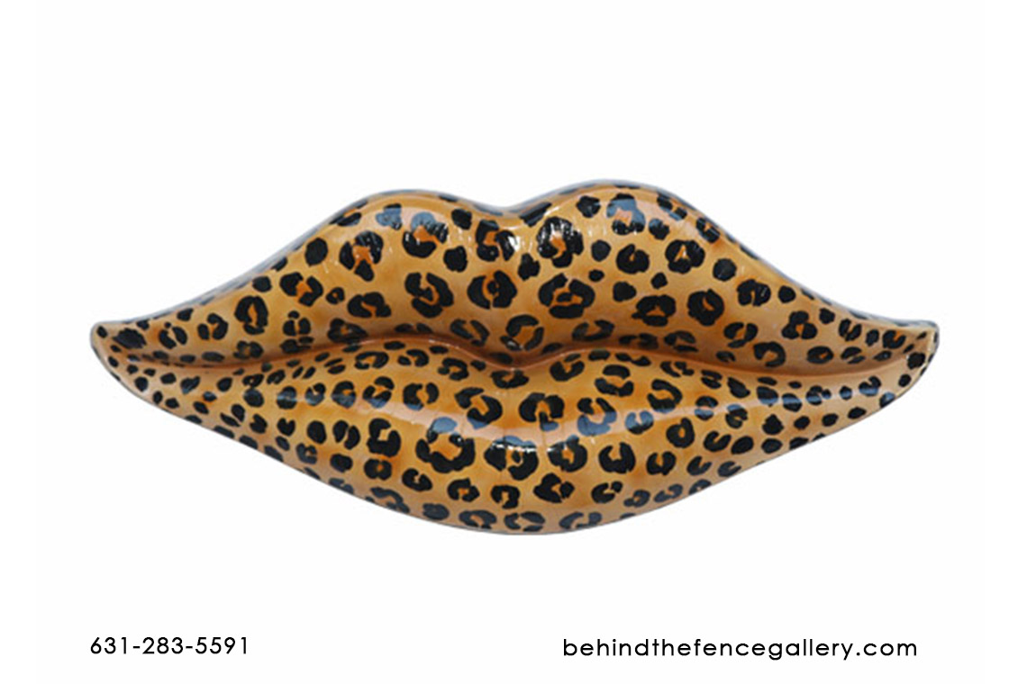 Leopard Lips Wall Decor