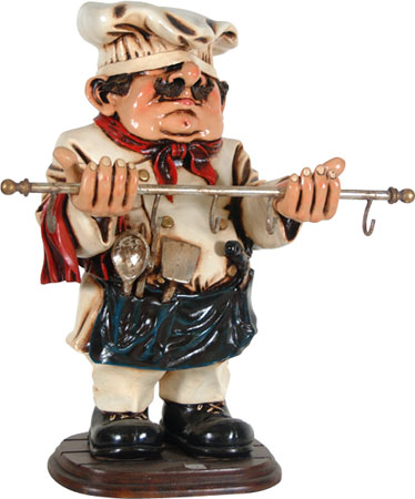 Chef with Utensil Holder