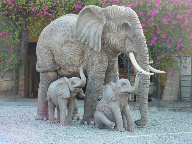 Elephant Statue / Life-Size