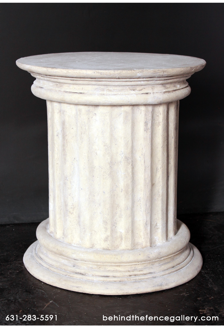 Fluted Stool 18''