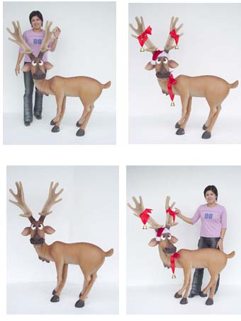 Funny Reindeer Standing Funny Reindeer Standing