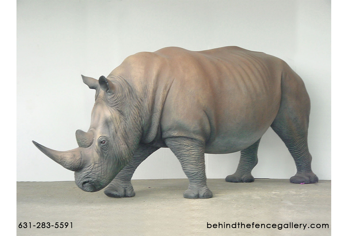Large Rhino Statue