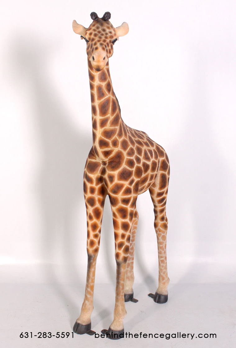 Baby Giraffe Statue 6 Ft. Safari Theme Animal