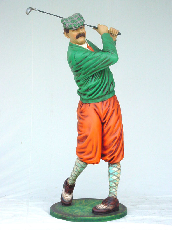 Golfer-Life-Sized Statue