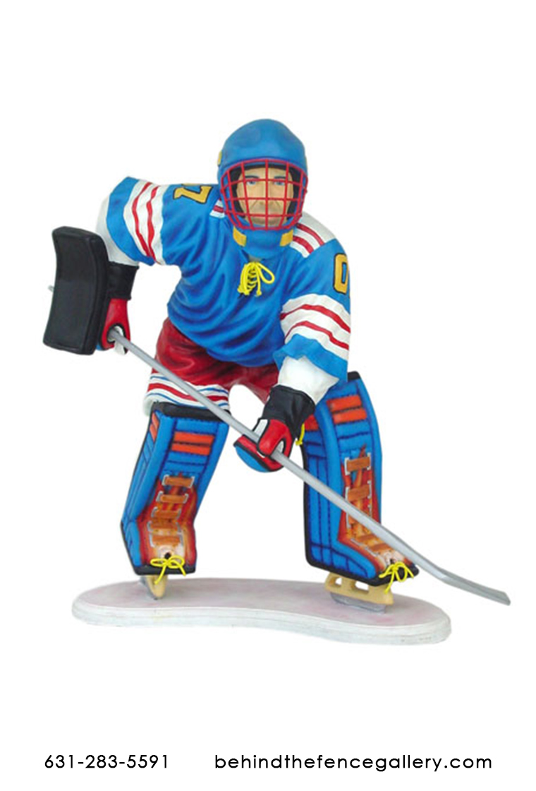 Ice Hockey Goalie Statue - 3ft.