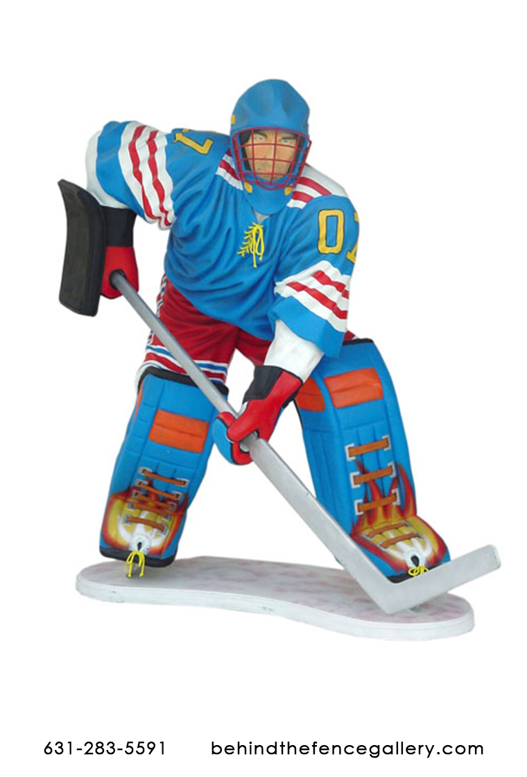 Ice Hockey Player Statue