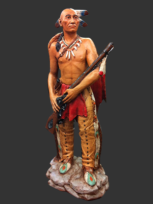 Indian with Rifle 3 ft.