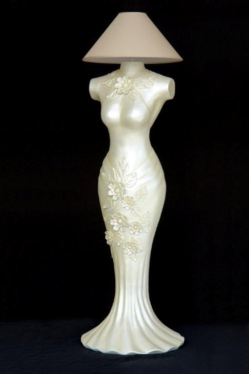Lady Lamp Lady Lamp [FIB5089] 399.00 Life Size Statues, Fiberglass statues bronze statues