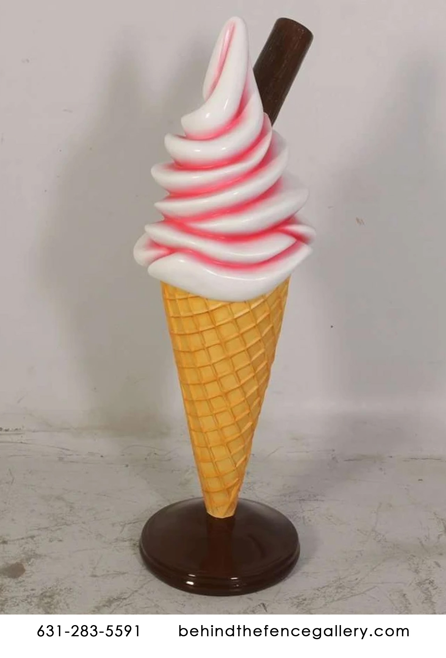 Soft Ice Cream Cone Statue