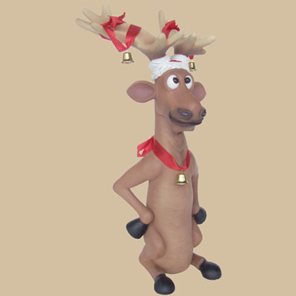 Funny Reindeer Standing ( small )