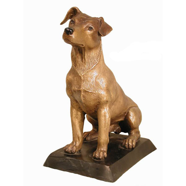Bronze \" Jack Russell \" Dog