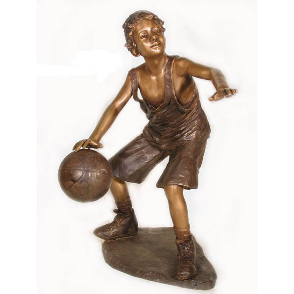 Bronze Basketball Player