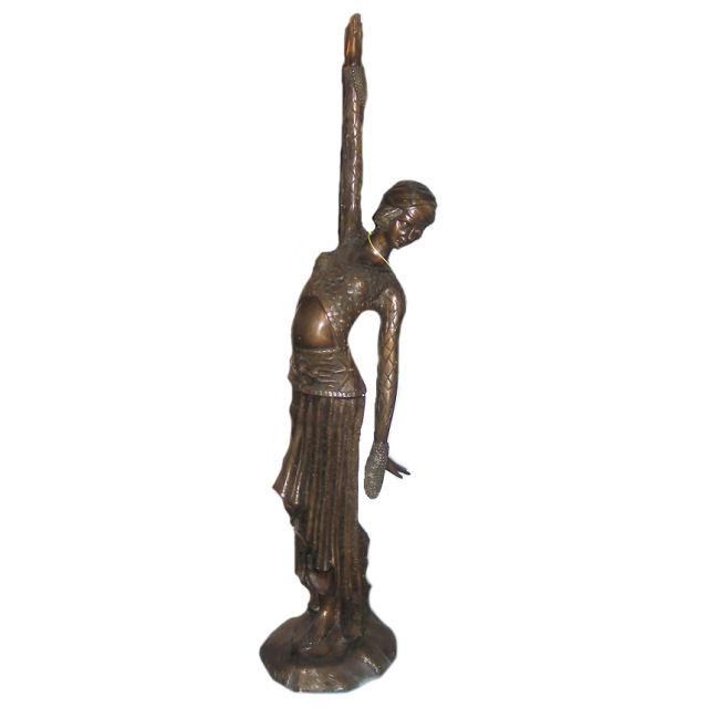 Bronze Art Deco Lady