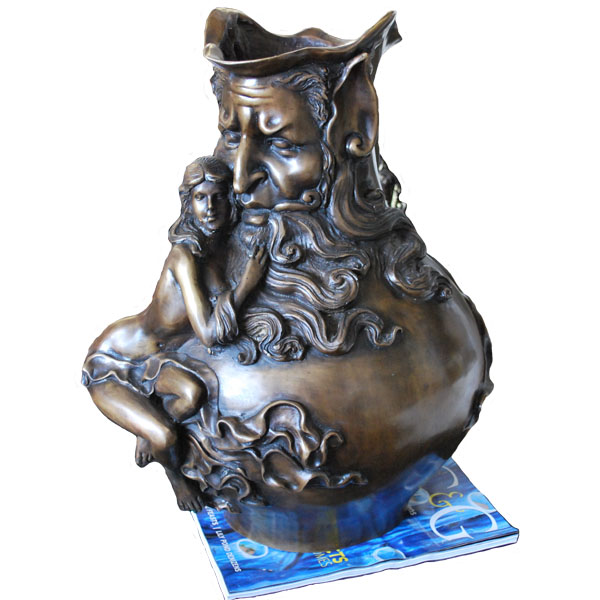 Bronze Mythology Vase