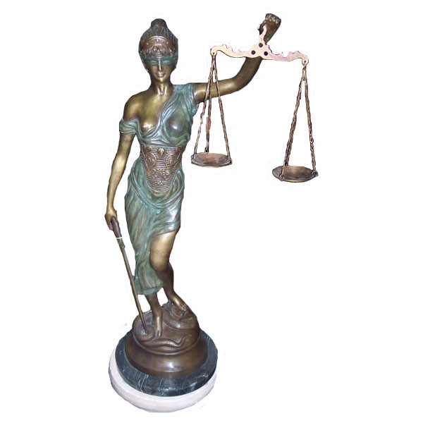Bronze Statue of Justice