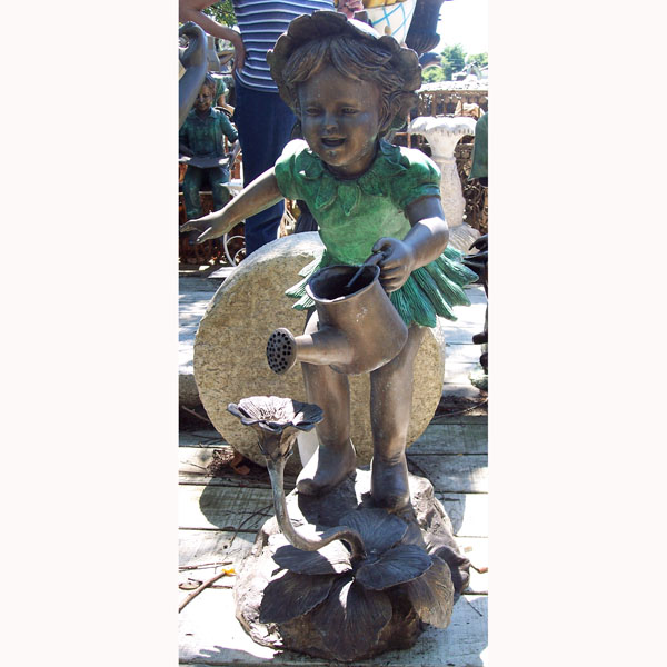 Bronze Fairy with Watercan
