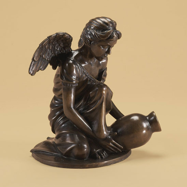 Bronze Angel with Vase Fountain