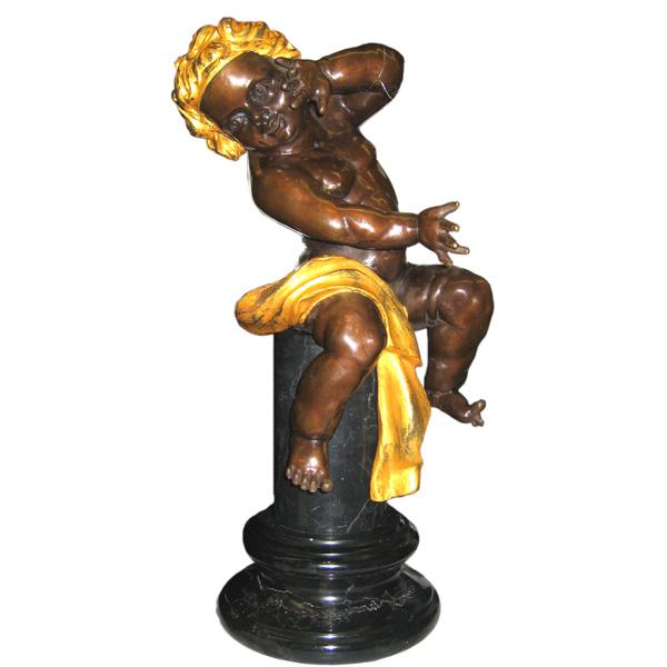 Bronze Sitting Boy