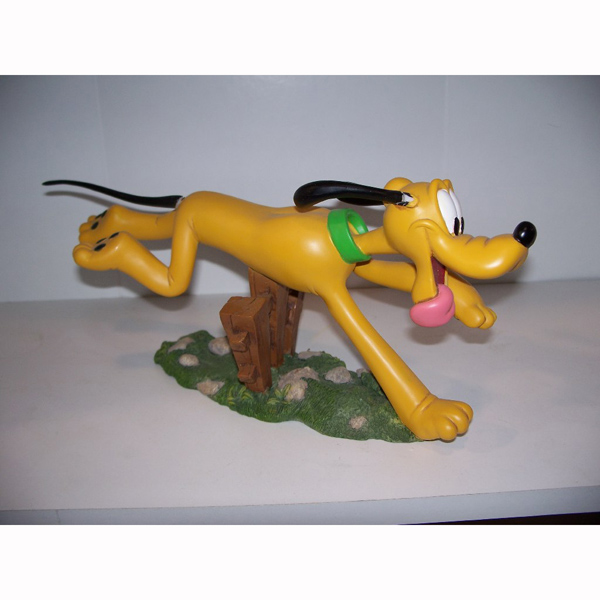 Pluto jumping a fence