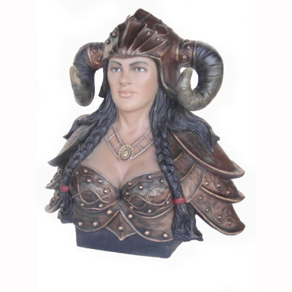 Female Viking Head Bust