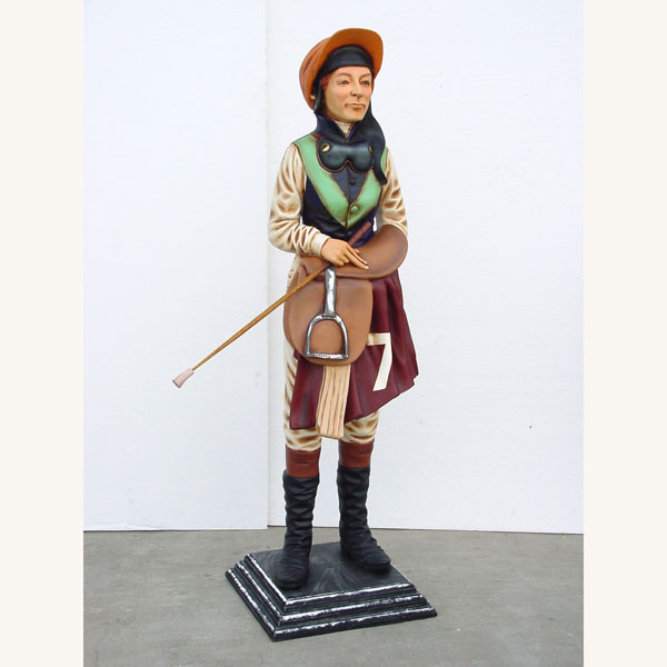 Jockey with Saddle