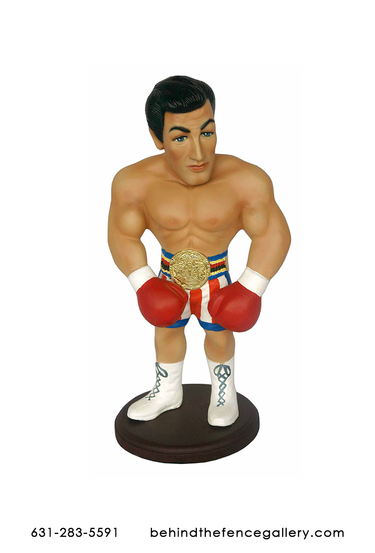Male Boxer Statue - 2.5 FT