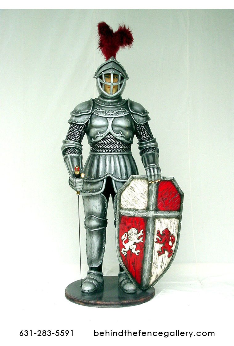 Medieval Knight Statue - 6ft