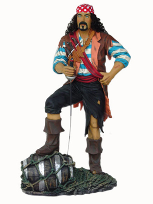 Pirate with Barrel