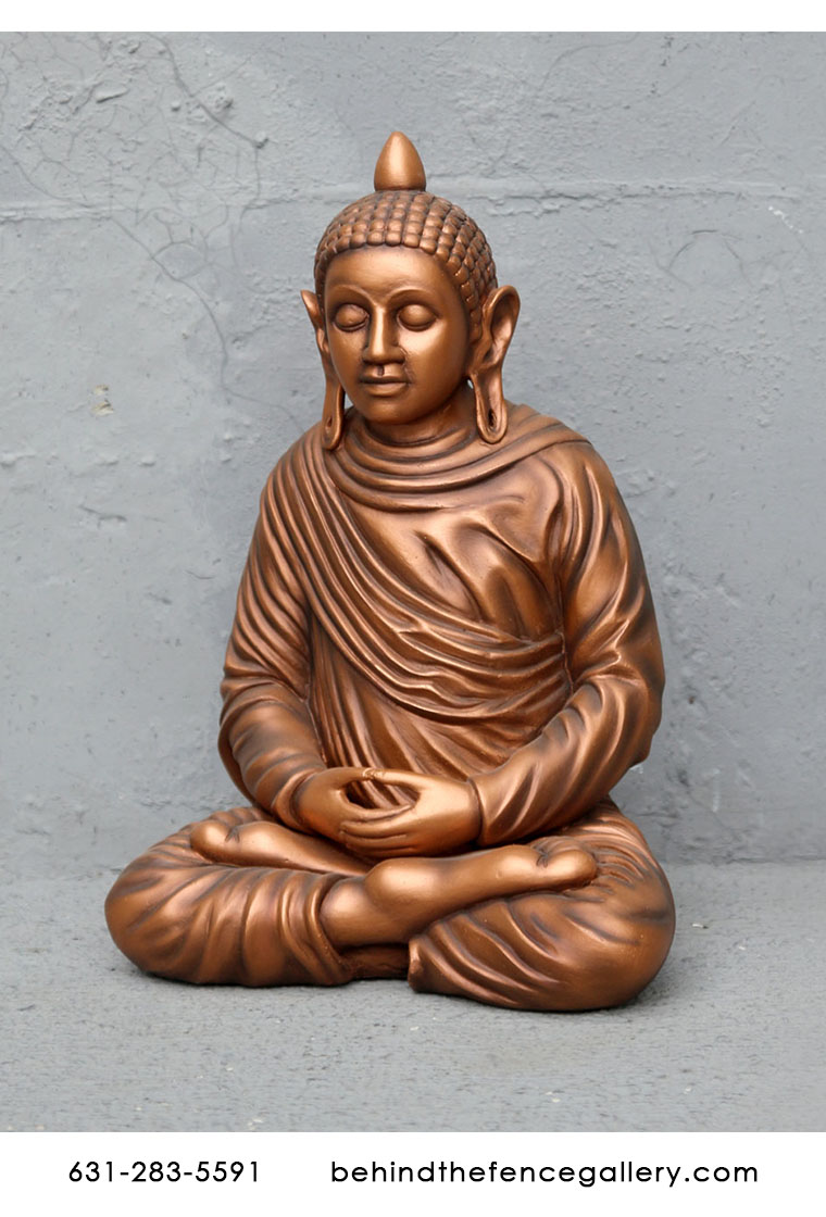 Praying Buddha Monk Statue 2
