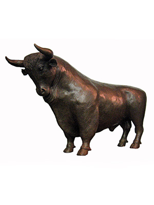 Bronze Small Bull - Click Image to Close