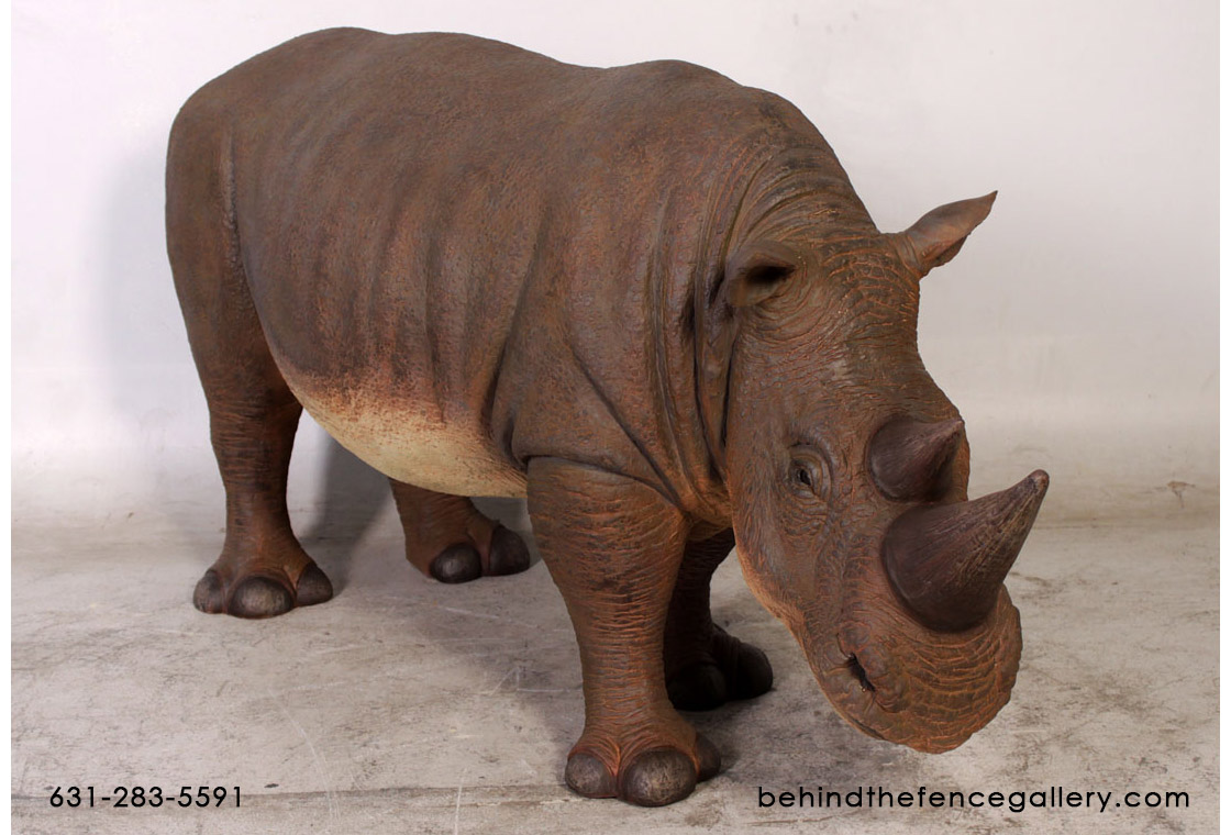 Small Rhinoceros Statue