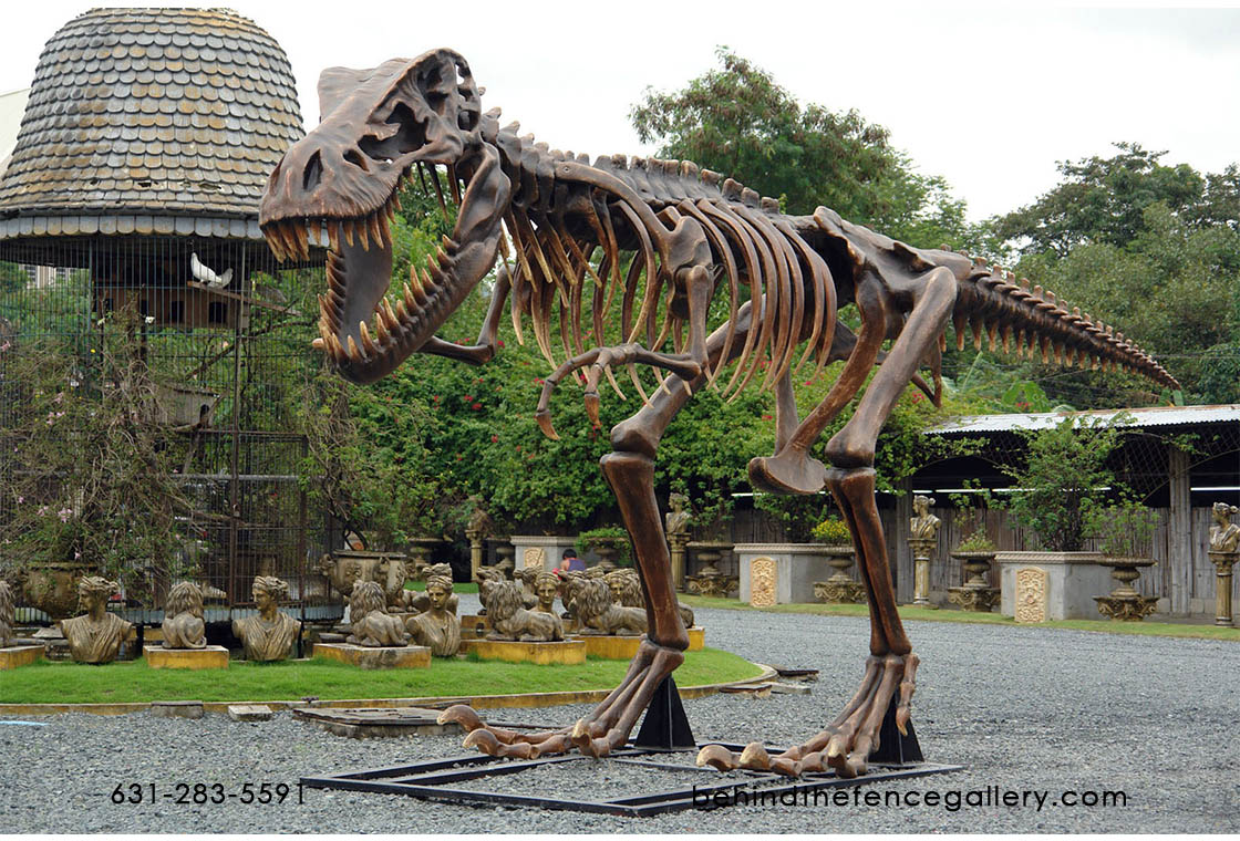 T-Rex Skeleton Statue