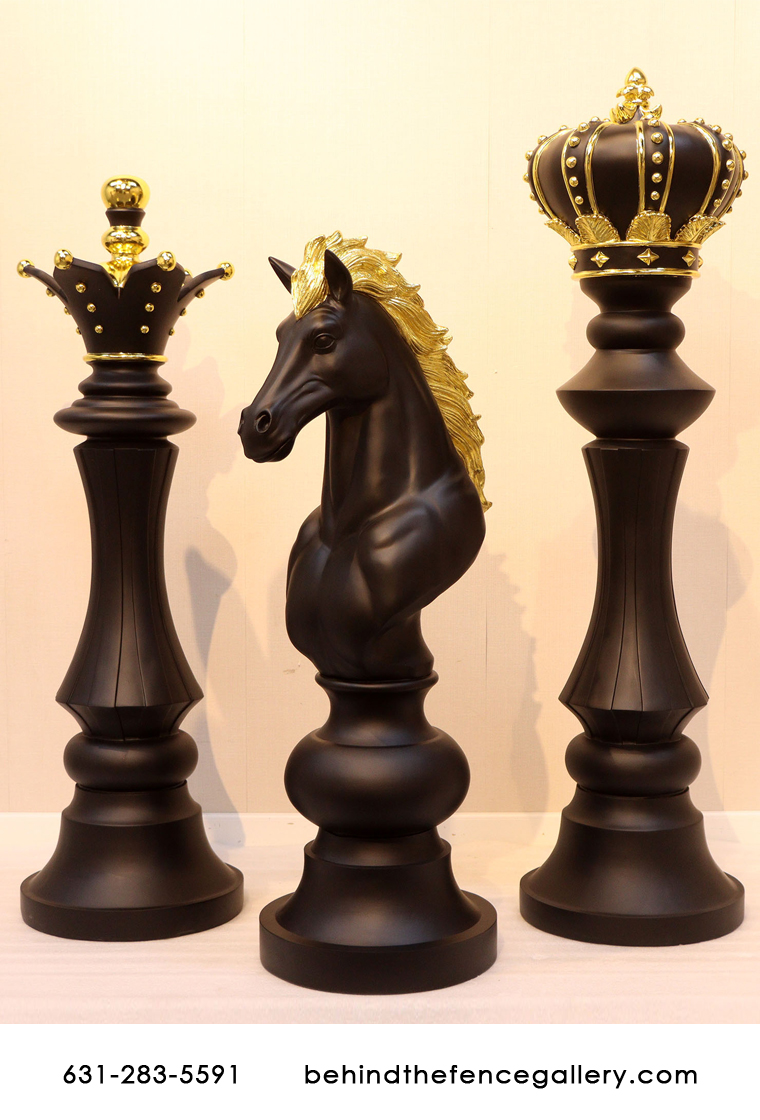 Chess Knight Statue