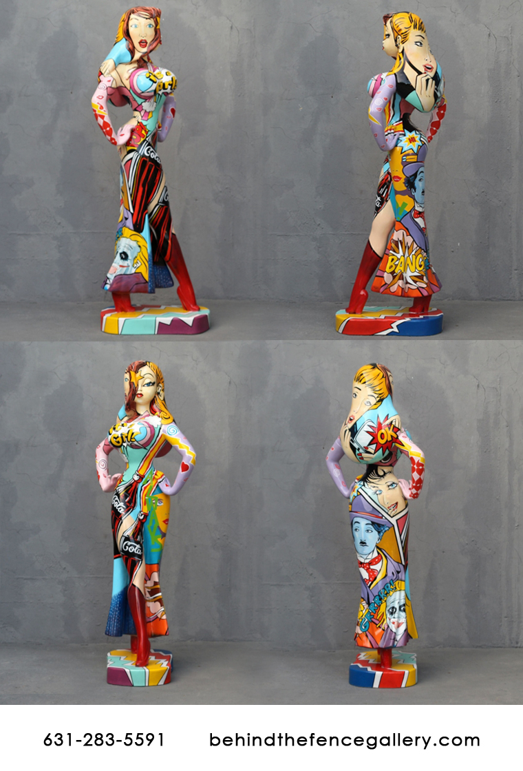 Pop Art Life Size Jessica Statue