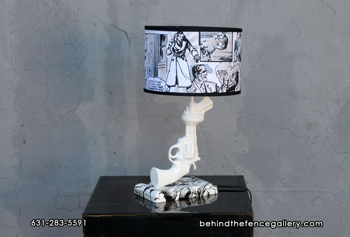 Pop Art Gun Lamp Small