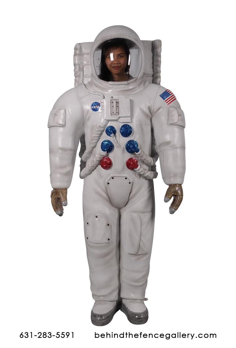 Astronaut Photo Op Life Size Statue