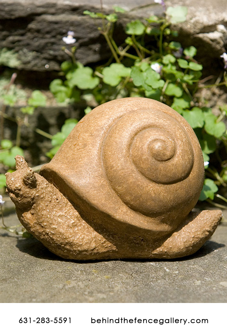 Rubert The Cast Stone Snail